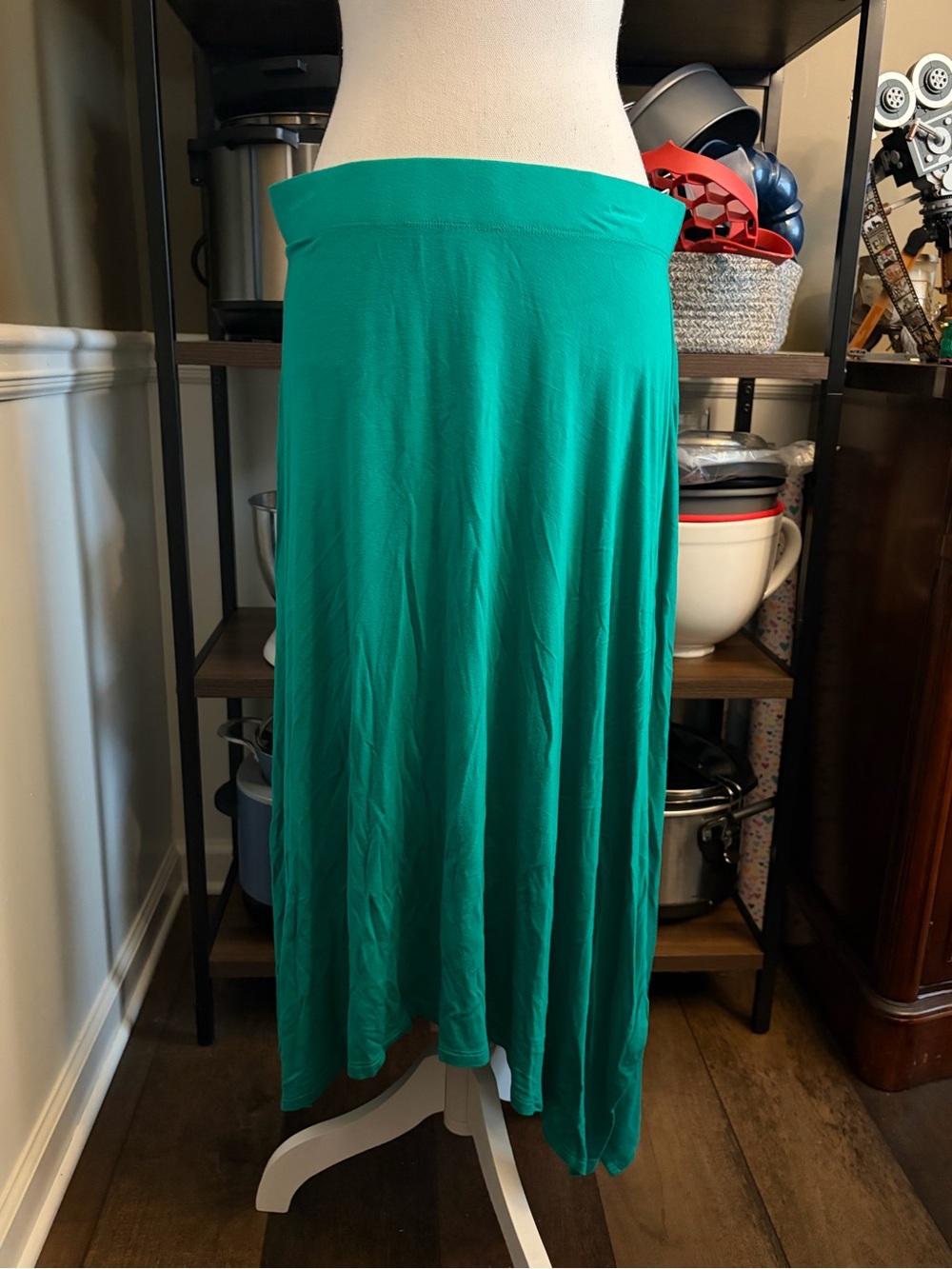 Dana Buchman Asymmetrical Midi Skirt
